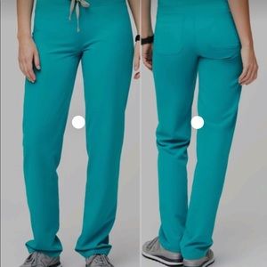 Figs teal Medium Livingston scrub pants. NWT